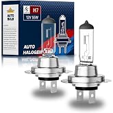 OKOENIEO H7 Halogen Headlight Bulbs, 12V 55W, 4000 Lumens, 3800K, No Glare, High Beam, Head Light Bulbs for Car, Fog Light Bulbs,Headlight Bulb Low Beam &amp; High Beam, Pack of 2