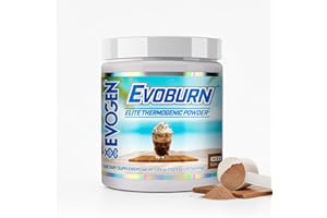 Evogen Evoburn - Thermogenic Fat Burner for Men & Women | Energy, Focus, & Appetite Control | Advanced Metabolism Booster Fat Burner Formula with MitoBurn & Caffeine | Iced Mocha Coffee | 30 Servings