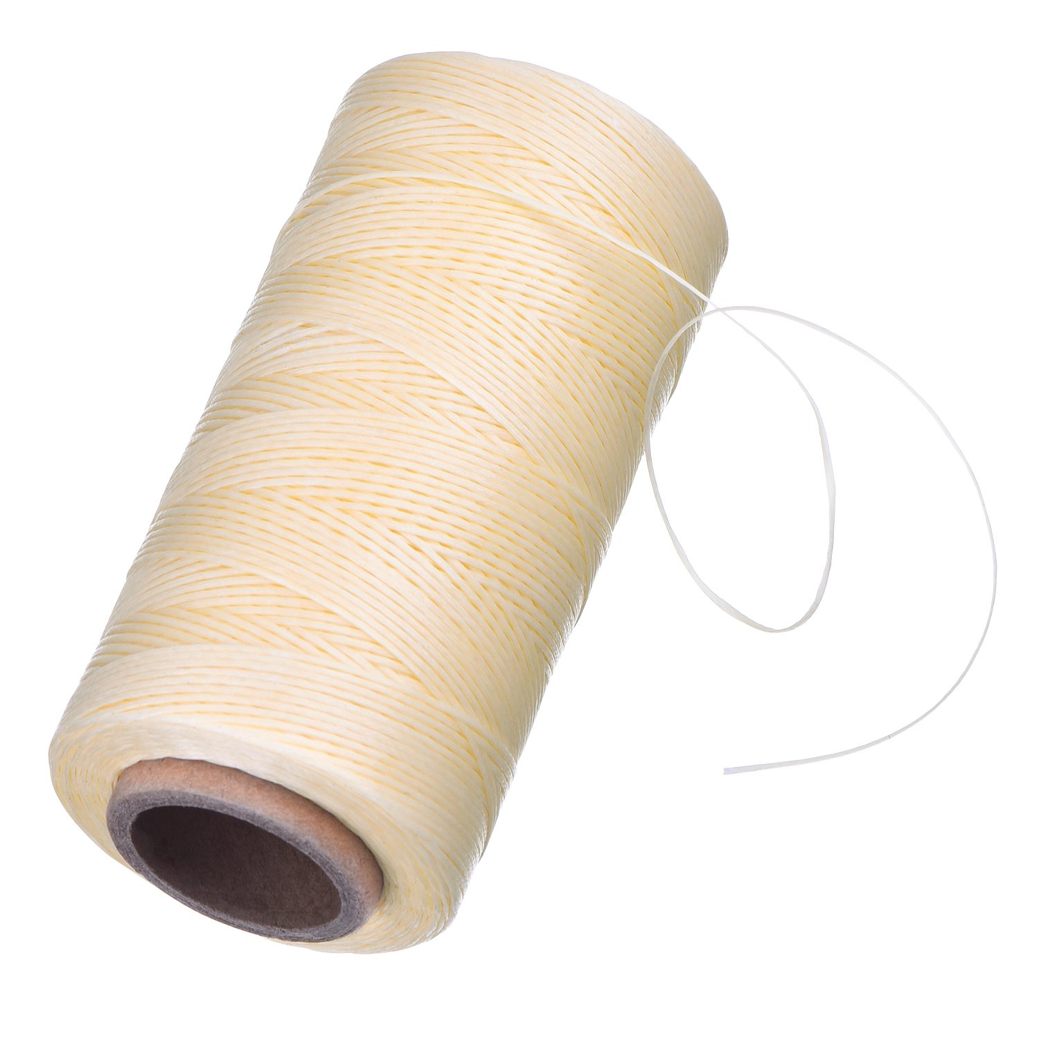 eBoot 260m 150D 1 mm Leather Sewing Waxed Thread Cord for Leather Craft DIY (Beige) Buy Online