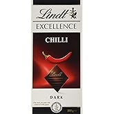 Lindt - Excellence - Dark Chilli - 100g (Pack of 5)