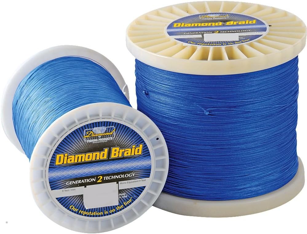 Momoi Diamond Braid Spectra - 2500 yd. Spool - 70 lb. - Solid - Orange