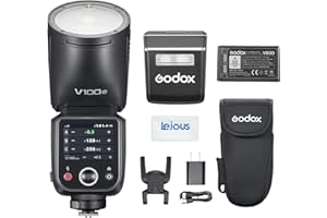 Godox V100C V100 C Camera Flash for Canon, 100Ws TTL 2.4G Wireless 1/8000 HSS Flash Speedlight, Touch Screen, LED Modeling Li