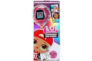 L.O.L. SURPRISE! LOL Surprise Smartwatch and Camera for Kids with Video - Fun Game Activities, Learning Apps, Fashionable Accessory, Fun Sound Effects, 100+ Expressions, and Reactions | for Kids Ages 6 Years Above