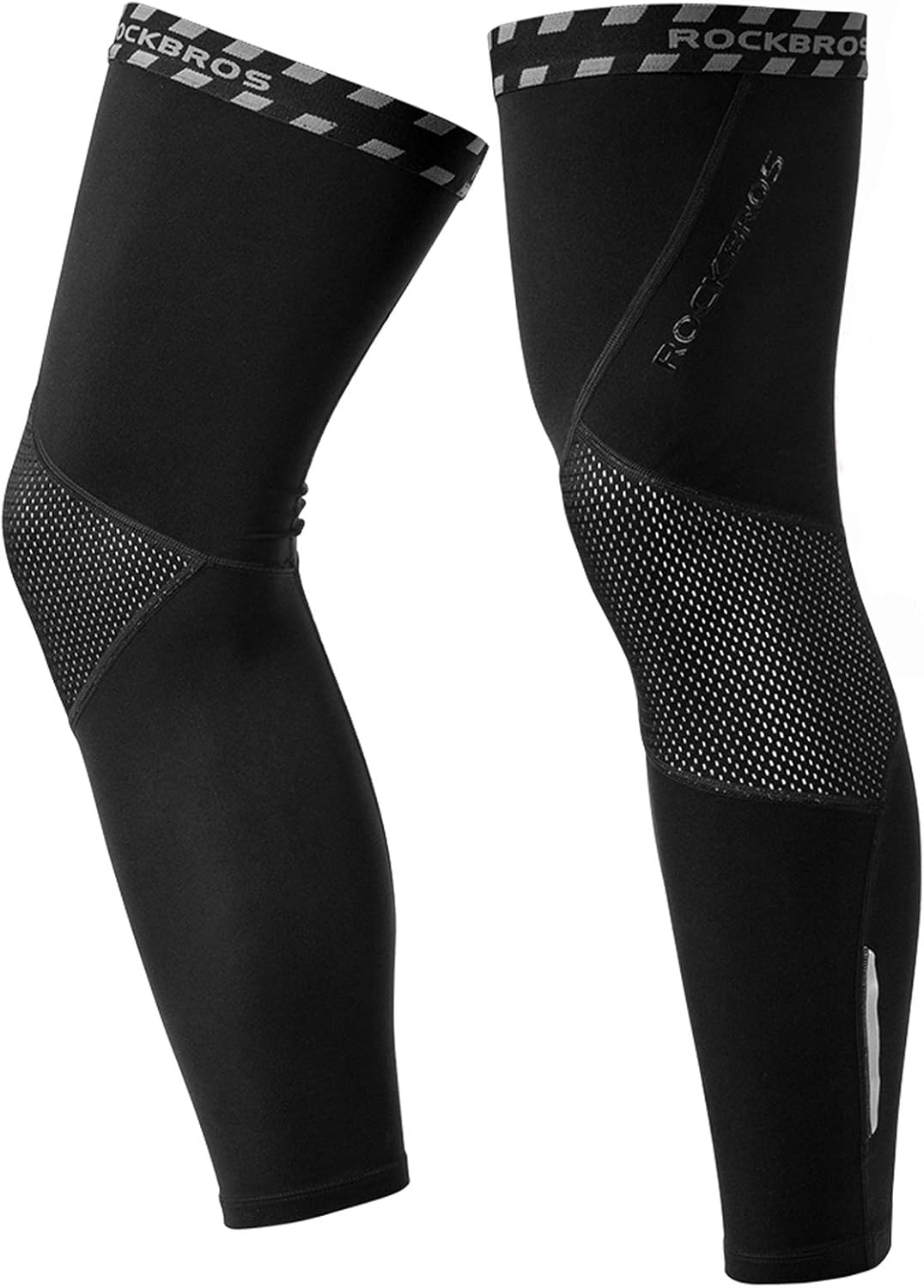 ROCK BROS Cycling Leg Warmers Thermal Long Leg Sleeves for Men Women Legwarmer: Clothing