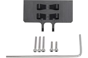 DKKY DKKY RACING DKKY for Simulation Model Car Axial Scx24 Emax ES08ma Steering Gear Seat Steering Servo Mount Bracket Upgrade Parts (Black)