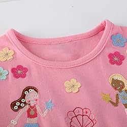 Hongshilian Toddler Girls Cotton Casual Dress
