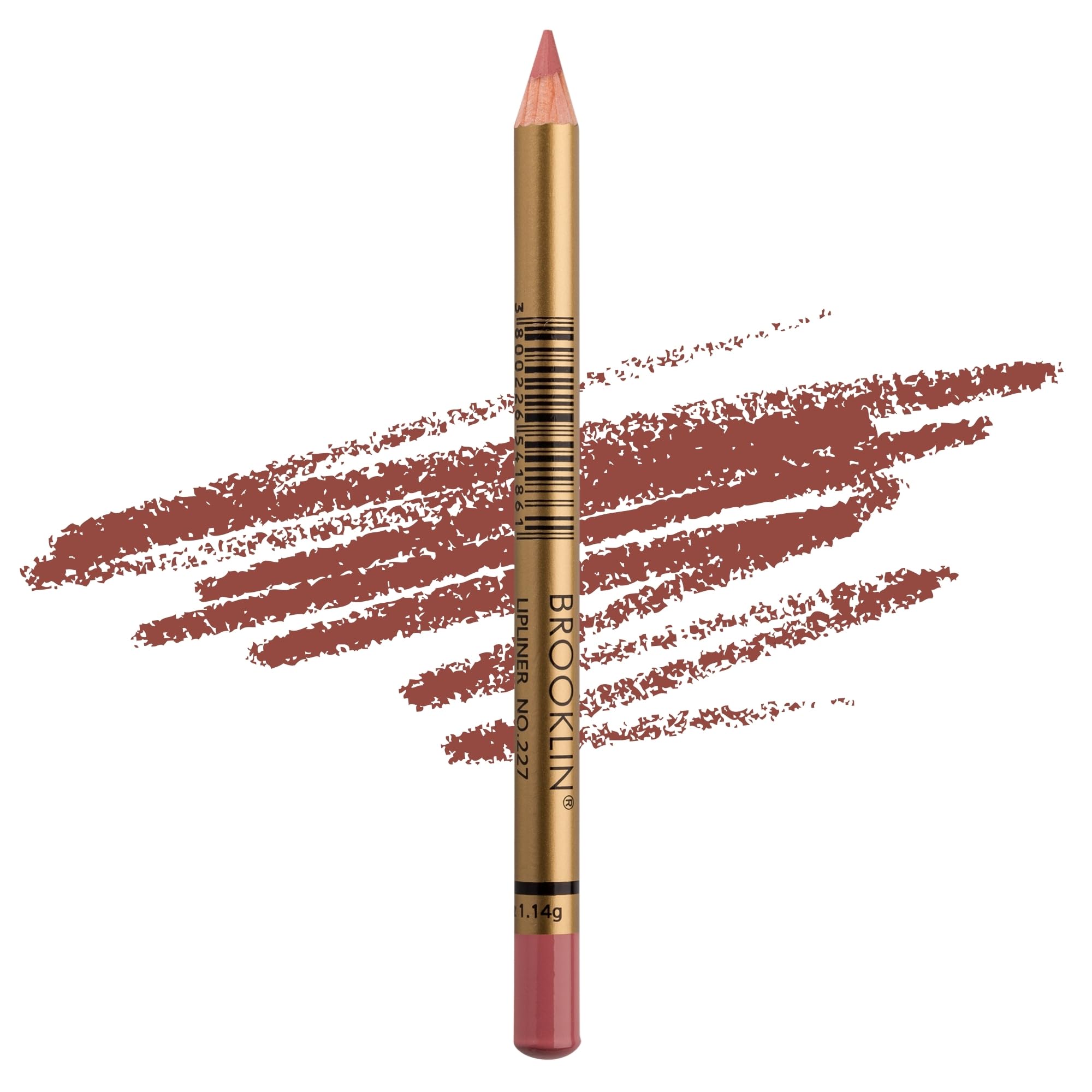 Impala - Brooklin Matte Waterproof Lip Liner | Colour 227 Ancient Pink | Long - Lasting Lip Pencil I Smooth Non Smudge Texture