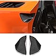 KoLeddy for Corvette C7 Carbon Fiber Look Door Handle Trim Accessories for 2014-2019 Chevrolet Corvette C7
