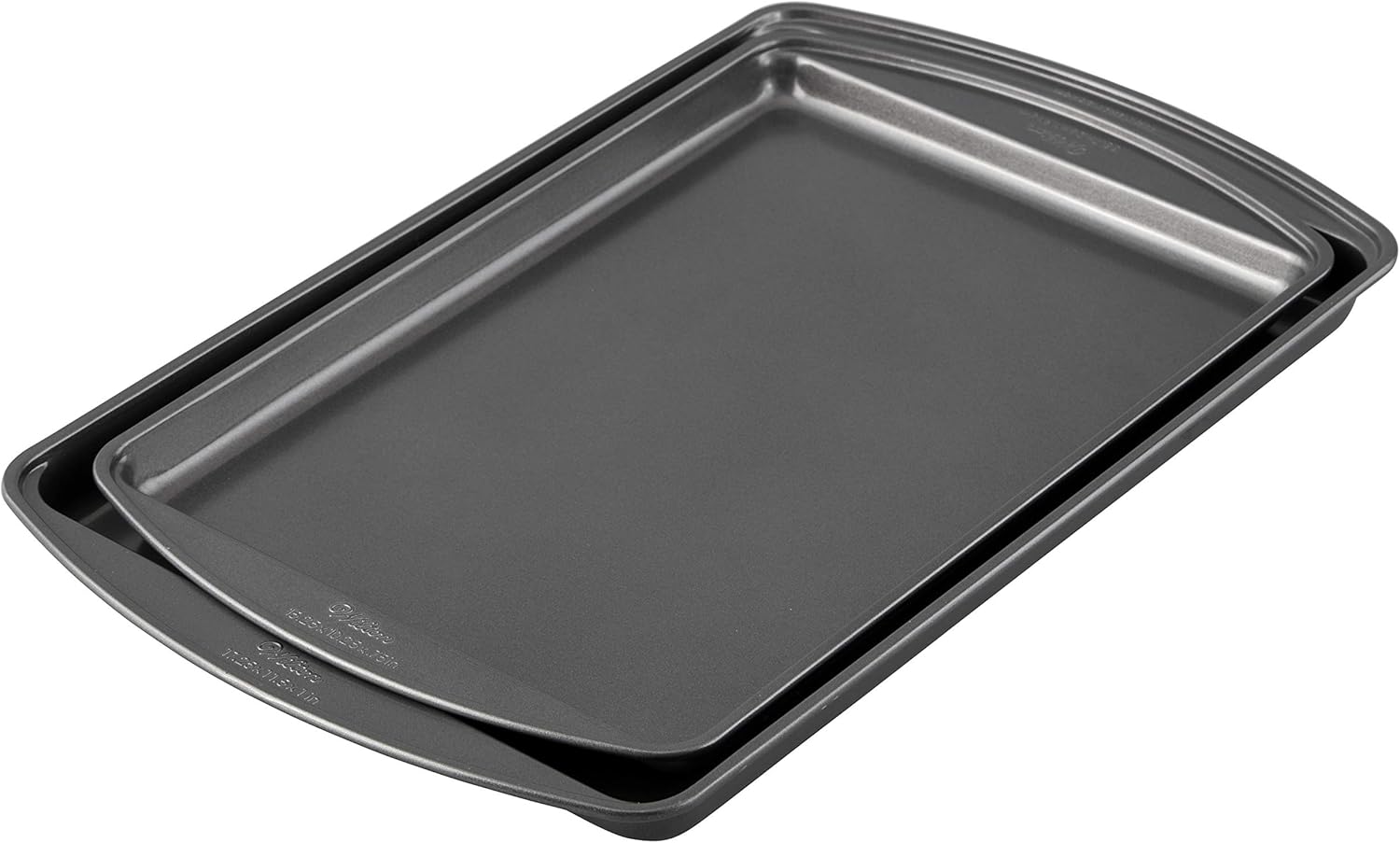 Wilton Perfect Results Premium Non-Stick Bakeware Cookie Baking Sheets Set, 2-Piece: Kitchen & Dining