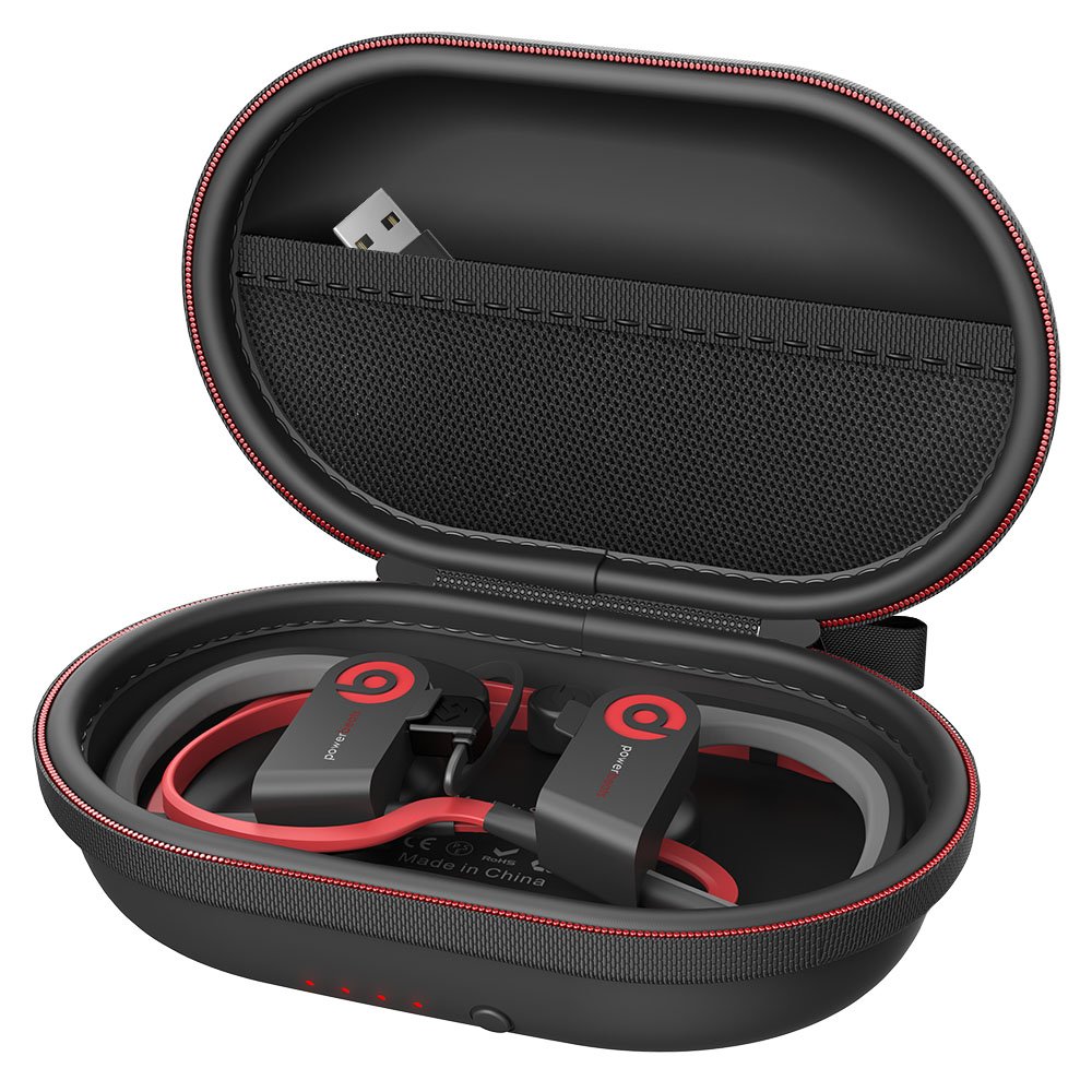 Smatree Charging Case Compatible for Powerbeats 2, Powerbeats 3, Bose SoundSport Wireless Headphones, Jaybird X4/X3/X2 Wireless Bluetooth Headphone - Hard Shell Charger Case