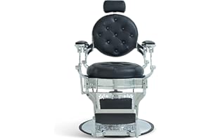 Lilfurni Vintage Barber Chair for Hairdressers Heavy Tattoo Shampoo Beauty Salon Equipment