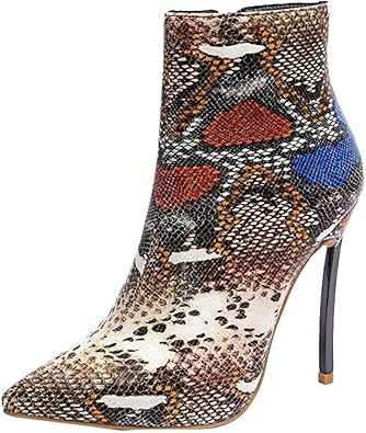 amazon snakeskin booties