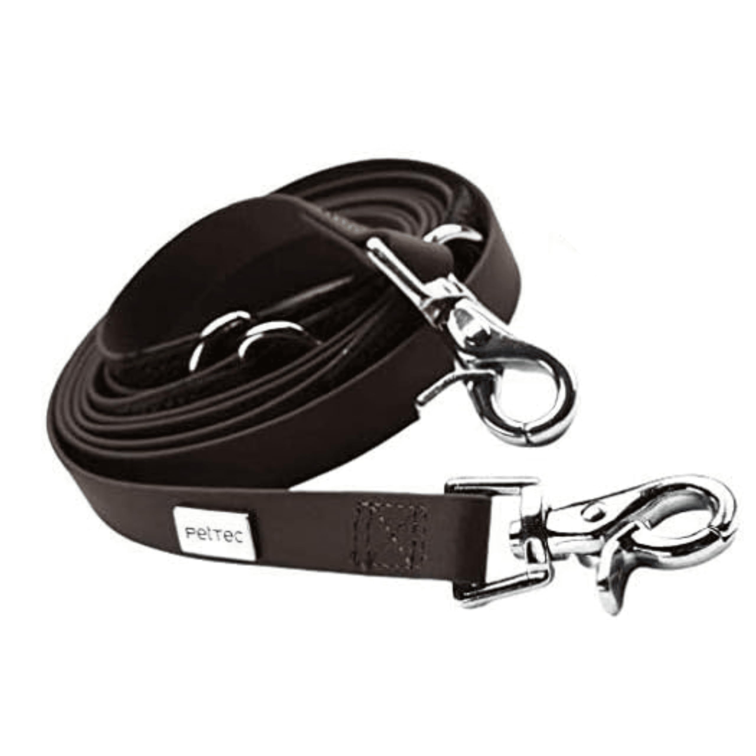 PetTec Dog Leash * 2m / 5.5ft & 10m / 33ft* Slim Edition, Comfortable to Handle, Tear Resistant, Strong Trioflex Material, Weatherproof, Robust Lead Line for Dogs Up to 50kg
