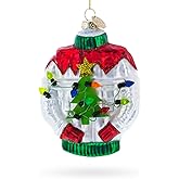 Ugly Christmas Sweater Blown Glass Christmas Ornament