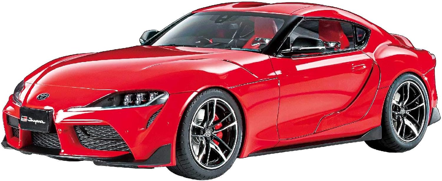Tamiya Toyota GR Supra 1:24 Plastic Model Kit 24351, Unvarnished, 420 grams - Image 5
