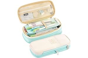 LHMTQVK Large Capacity Pencil Case Pencil Pouch Handheld Pen Bag, pencil case for Teen Girl Boy Men Women Adult