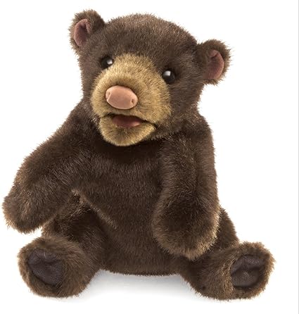 Folkmanis Small Black Bear Hand Puppet 