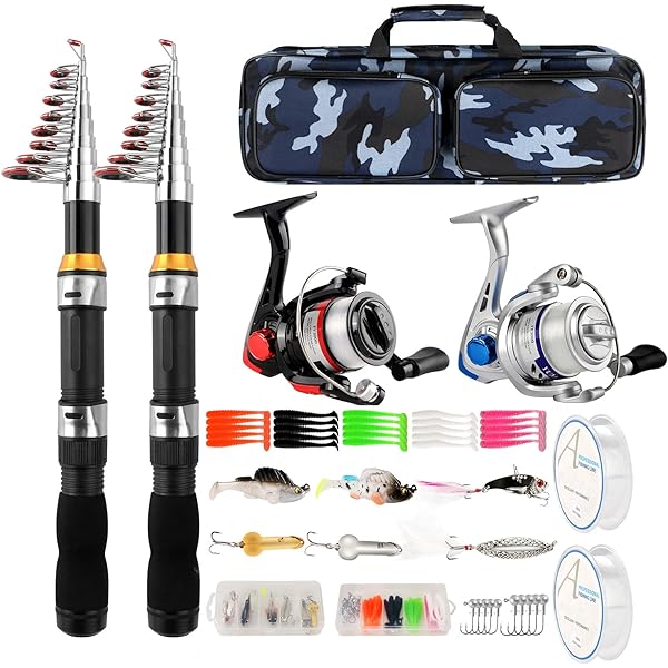 Fishing Supplies Amazon Ice Fishing Rods PLUSINNO Kids Fishing