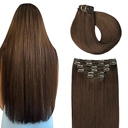 Clip in Extensions Real Human Hair, SURNEL