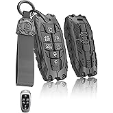 HERKIOCIO Heavy Car Key Case Protector Compatible with Hyundai 5/7 Buttons Smart Key