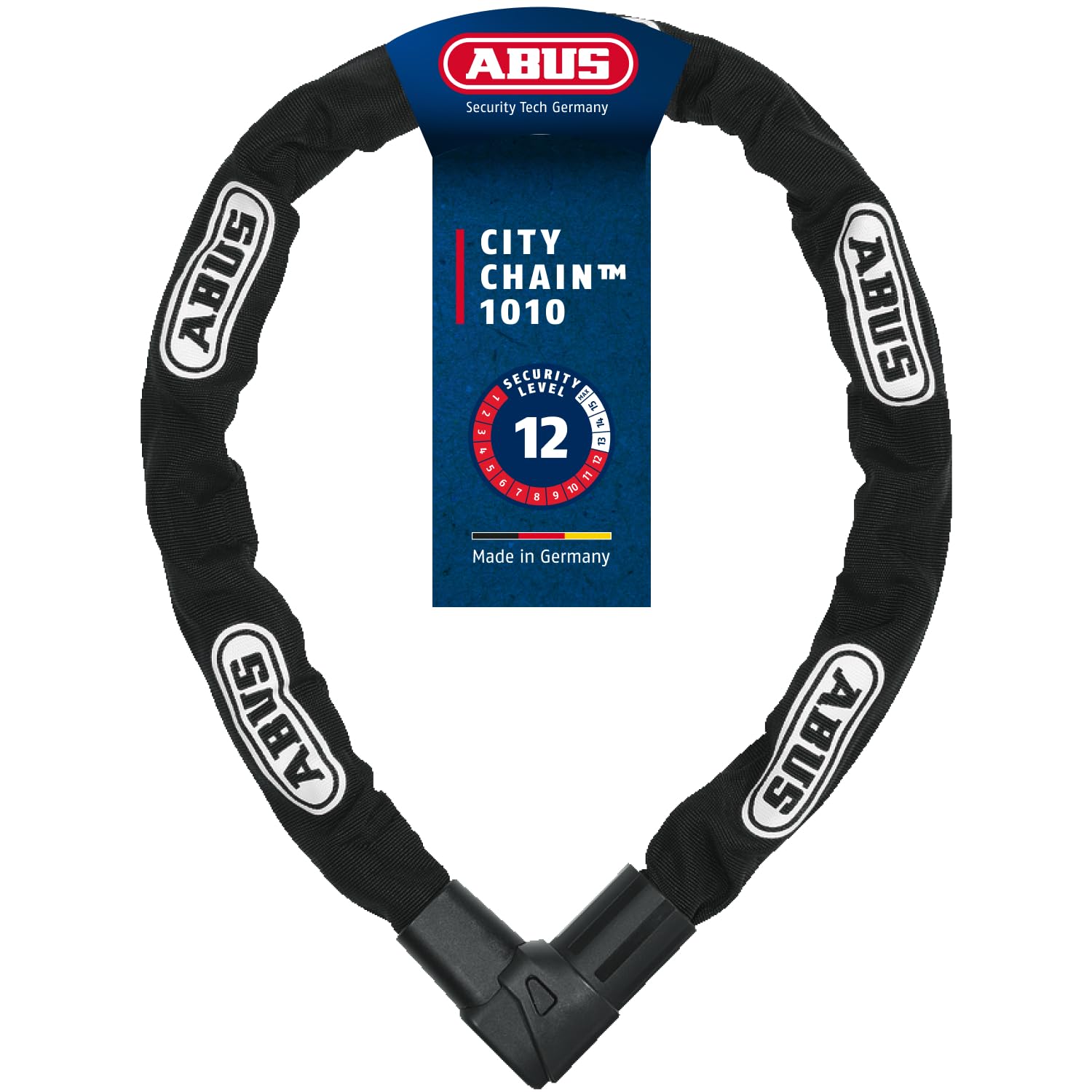 ABUS CityChain 1010 chain lock - hardened steel bicycle lock - security level 12