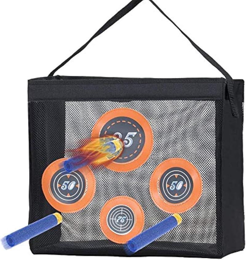 Toyer Foam Blaster Target Bag Storage Carry Pouch for Nerf Elite Mega Rival Guns