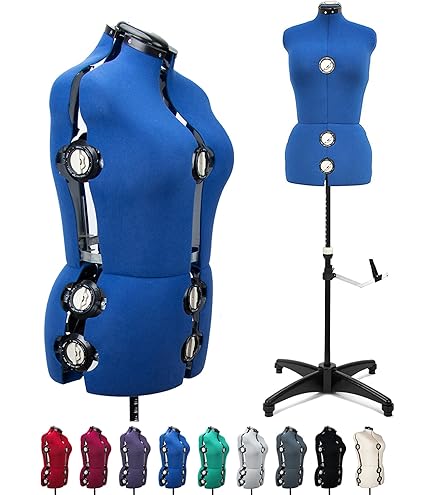 Amazon.com: Dritz Twin-Fit Adjustable Dress Form - Medium Sizes US 12-18 -  Female Clothing Mannequin for Sewing, Fitting, and Draping
