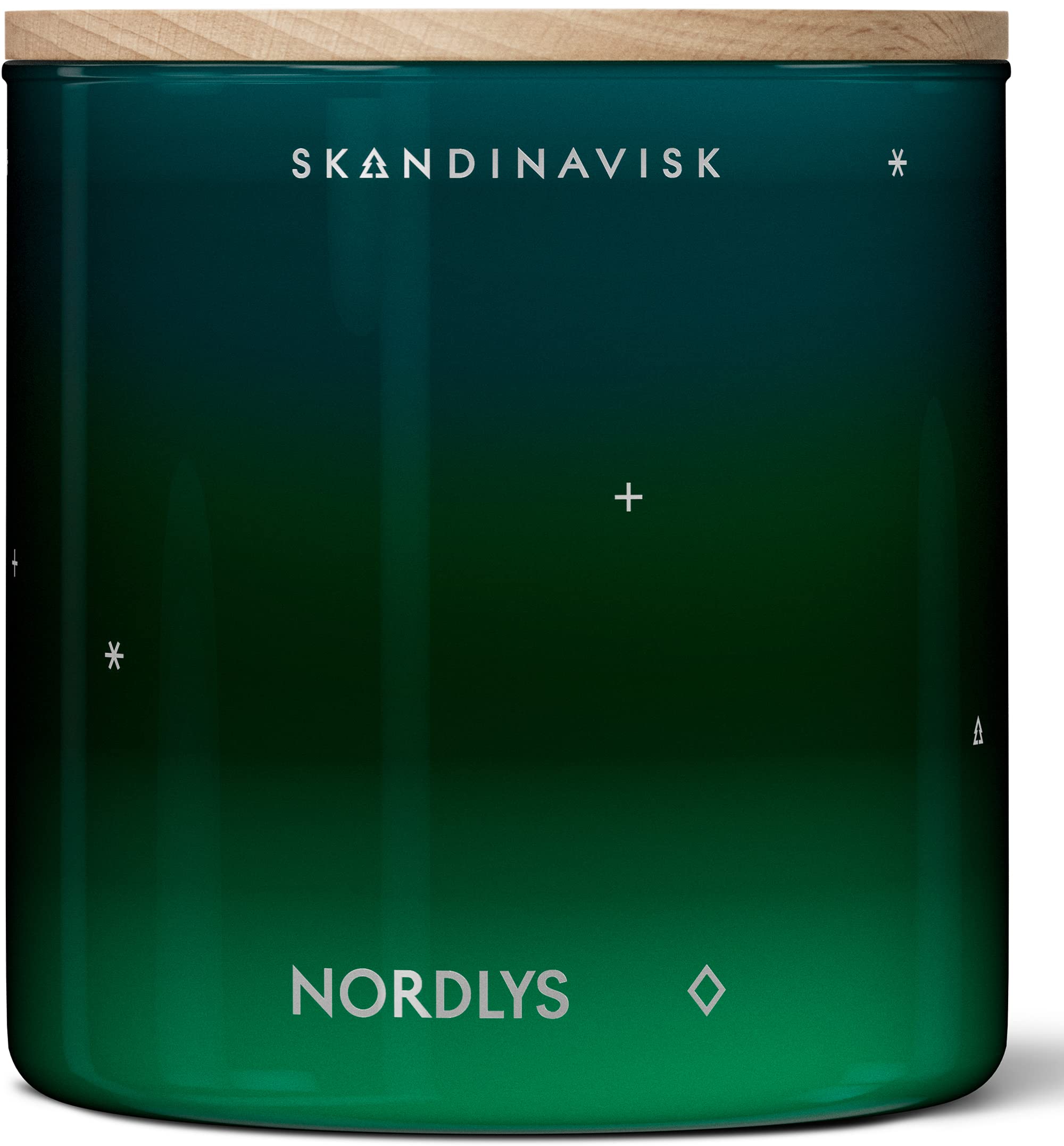 Skandinavisk NORDLYS 'Northern Lights' Scented Candle. 2 Wicks. Fragrance Notes: Arctic Intensity and Celestial Colour, a Symphony for Senses. 400 g