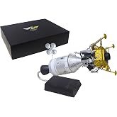 Executive Series Apollo Command w/LEM 1/48 Collectible Aircraft Model | Highly detailed resin replica, historic design, display stand included, 1:48 scale, space replica model