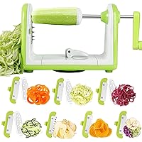 Vegetable Spiralizer Sedhoom 7 Blade Spiralizer Vegetable Slicer Spiral Slicer Zucchini Spaghetti Maker Zucchini Noodle…