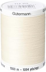 Gütermann Sew All Polyester Thread 1000M Cream 0414 view 2