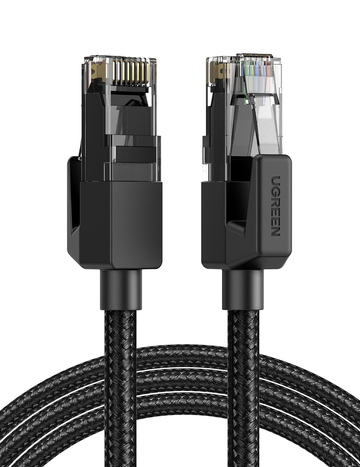 UGREEN Ethernet Cable 5M, High-Speed Gigabit Cat 6 Network Cable, POE 1000Mbps 250Mhz/s Braided Internet Cable RJ45 LAN Patch Cord Compatible with Router, Modem, Smart TV, PC & Laptop, PS5/PS4 Switch