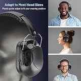 [2Packs] Cumunebula Ear Defenders 34dB Noise Reduction Adjustable Headband view 6