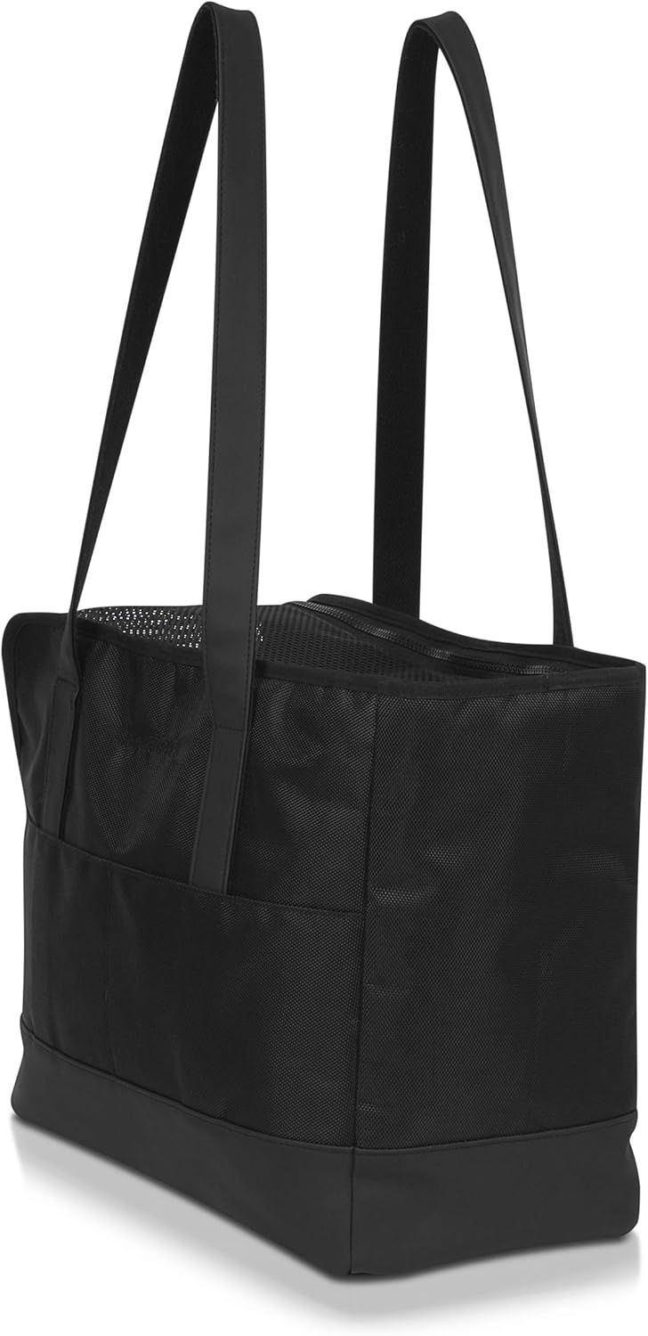 black dog tote