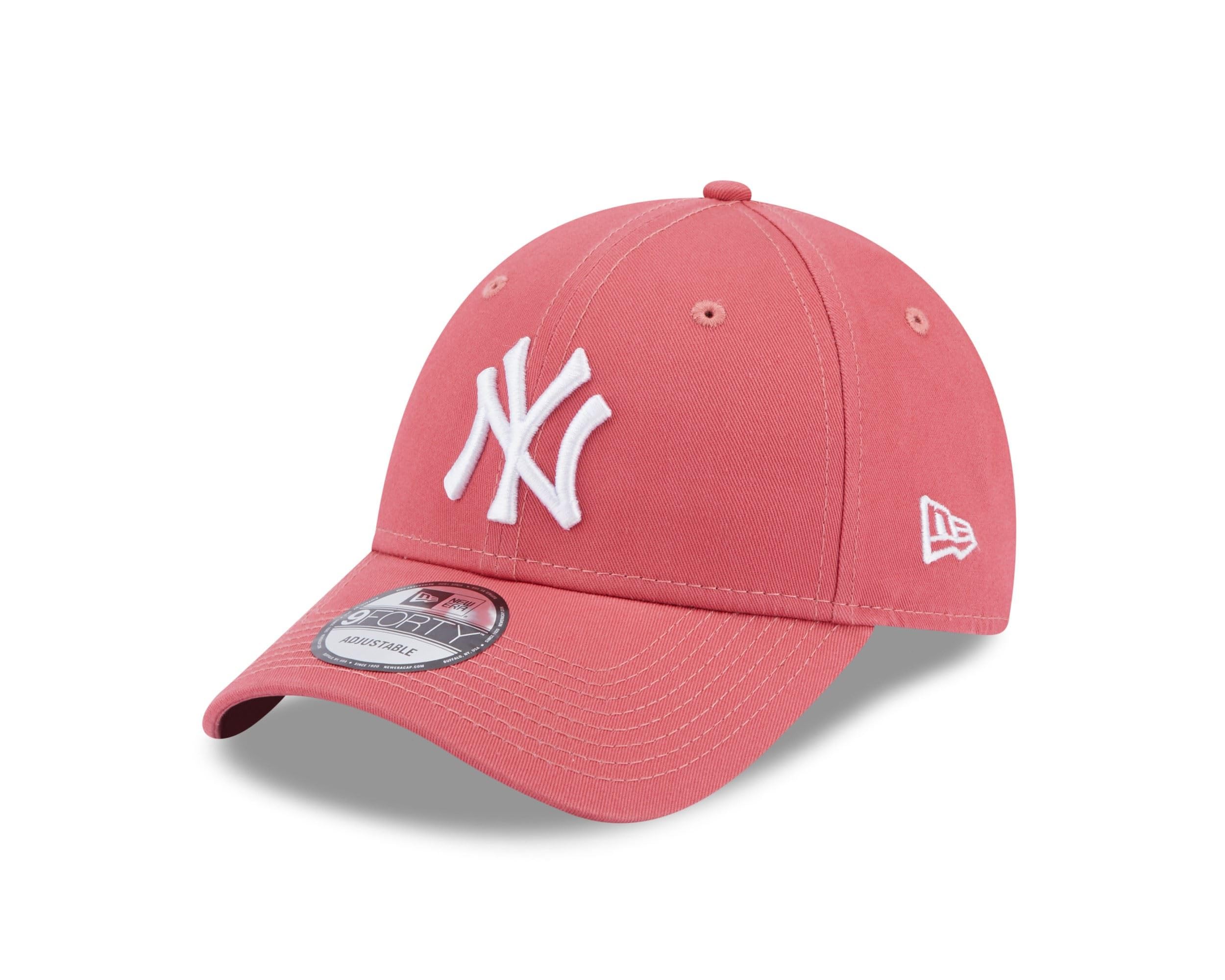 New Era New York Yankees MLB League Essential Pink 9Forty Adjustable Cap - One-Size