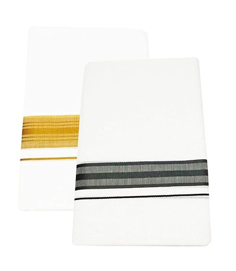 Men's Cotton Dhoti (White_Free Size)_146