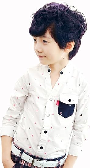 Amazon ベルク Veluc キッズ トップス イカリマーク マリン シャツ 爽やか イケメン お兄系 ブルゾン ジャンバー ジャケット 韓国子供服 男の子 女の子 110 1 130 140 140 オリジナルメッセージカードセット Tシャツ カットソー 通販