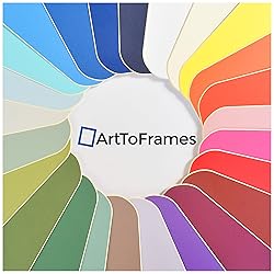 20x22 Polar White / Porcelain Custom Mat for