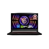 MSI Thin GF63 15.6" 144Hz Gaming Laptop: 12th Gen