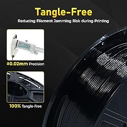 FLASHFORGE Rapid PETG Filament 1.75mm Black, Max