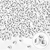 ARTDOT 800 Pieces Letter E Beads for Friendship Bracelets Making Kit, DIY Jewelry Making Supplies Alphabet Beads Crafts Art