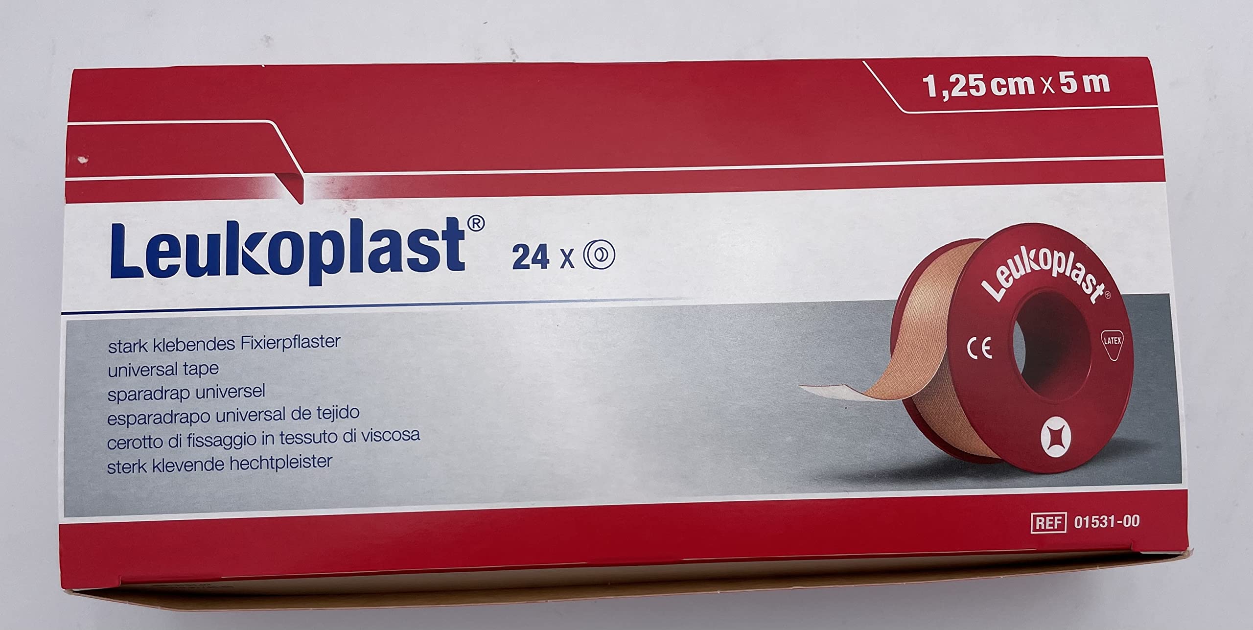 LEUKOPLAST 1.25 cm x 5 m Pack of 24 — image 1