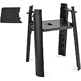 Weber&reg; Lumin Compact Electric Grill Stand,Portable | Heavy Duty Collapsible Grill Stand with Side Table &amp; Tool Hooks for Easy Storage, Fits Lumin Compact Only