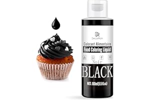 Food Coloring - Vibrant Liquid Icing Food Coloring Set for Baking, Cake Decorating, Easter Egg, Airbrush - Tasteless Food Col