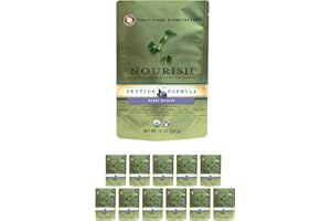 Functional Formularies Nourish Berry Medley Peptide Formula, Organic Tube Feeding Formula and Nutritional Meal Replacement Supplement, 12 Oz Pouch, Pack of 12