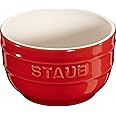 STAUB Ceramics Prep Bowl Set, 2-piece, Cherry