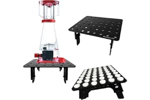 Reefing Art Skimmer Stand/Frag Rack Stand/Multi Function Stand (9" x 7" Black / 30 Frags)