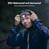Lepro Head Torch Rechargeable 2 Pack Waterproof LED Headlamp 6 Modes 30H view 6