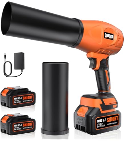 thumbnail image 2 of Seese Pro Cordless Leaf Blower – 200 MPH Handheld Blower With Battery & Charger For Yard & Car Cleaning 2 of 14