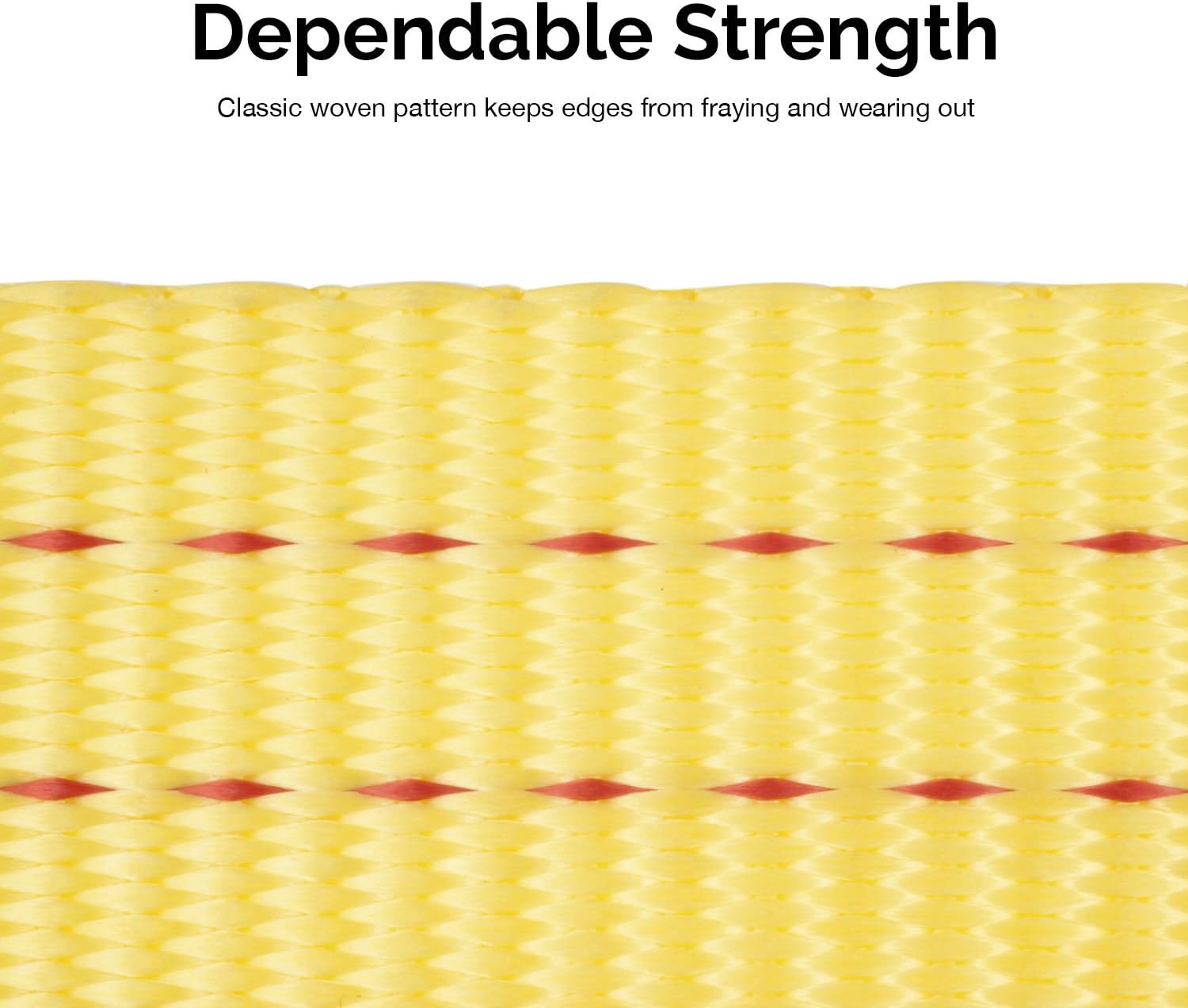 Neiko 51005A Heavy Duty Tow Strap with Safety Hooks | 2” x 20’ | 10, 000 LB Capacity | Polyester - - 